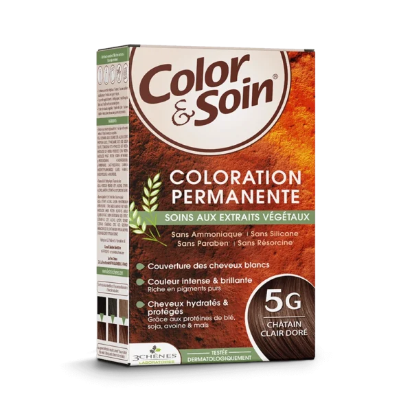 3 CHENES COLORATION 5G CHATAIN CLAIR DORE