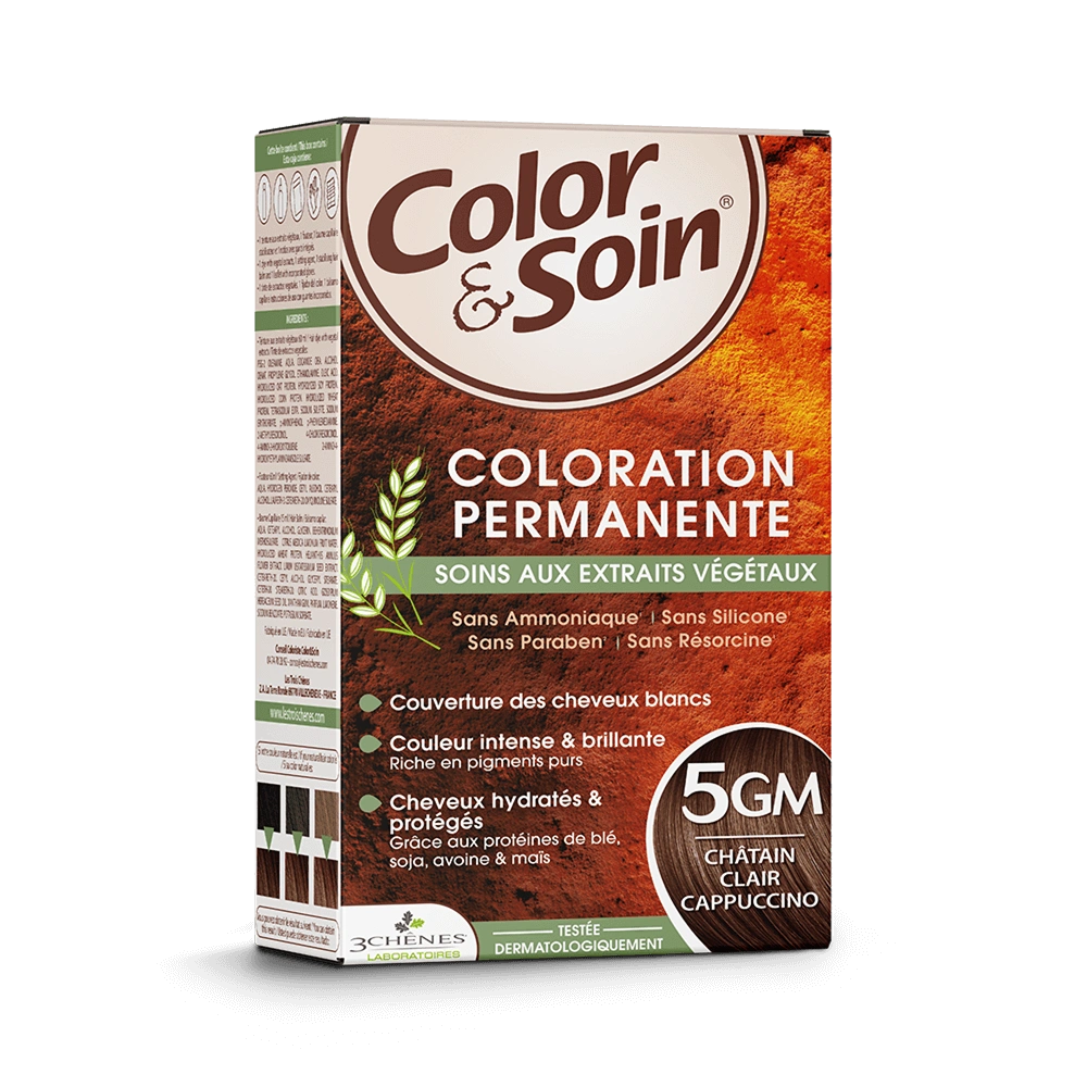 3 CHENES COLORATION 5GM CHATAIN CLAIR CAPPUCCINO