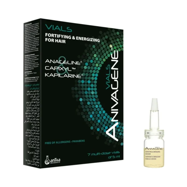 ANIVAGENE Ampoule Fortifiant & Énergisant pour les cheveux 5ml x 7