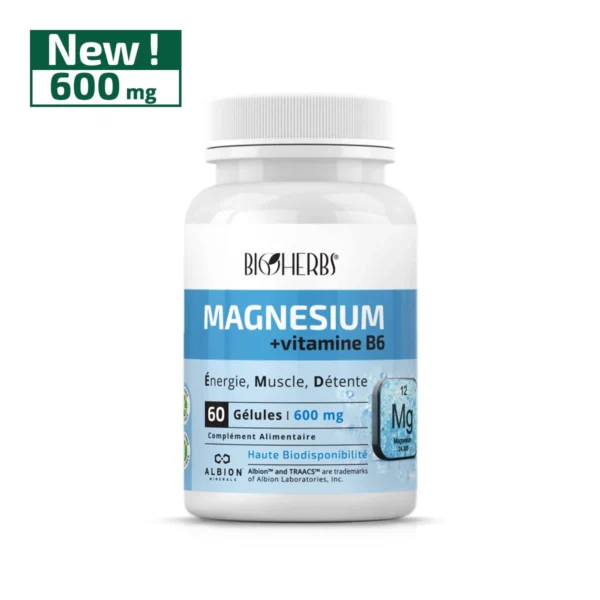 BIOHERBS MAGNESIUM +VITAMINE B6 BT60