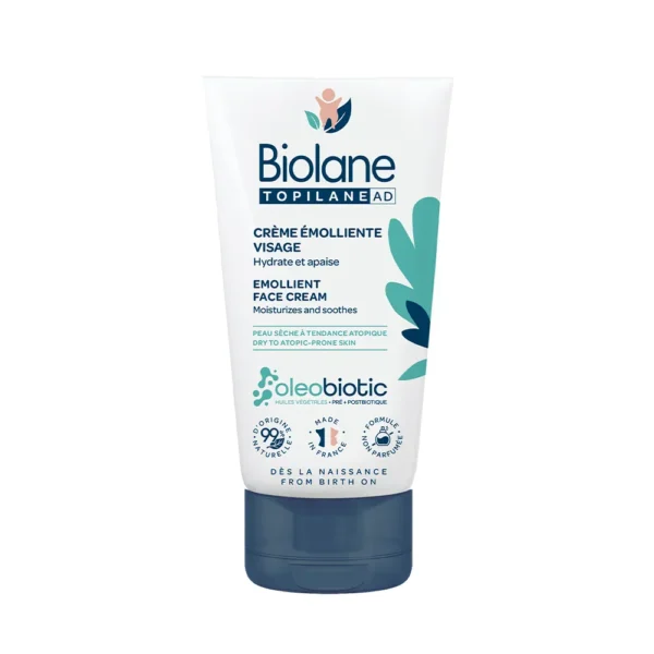 BIOLANE TOPILANE CREME EMOLLIANTE VISAGE 50ML
