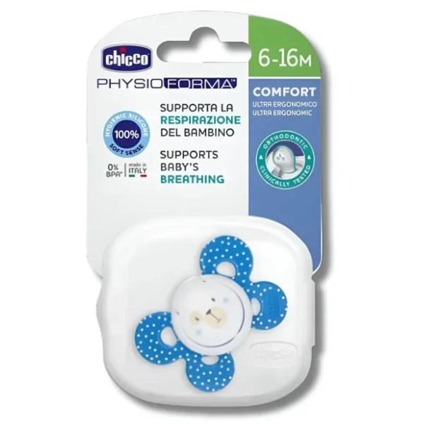 CHICCO SUCETTE PHY-CONF BLEU 6-16MM RF 74913210
