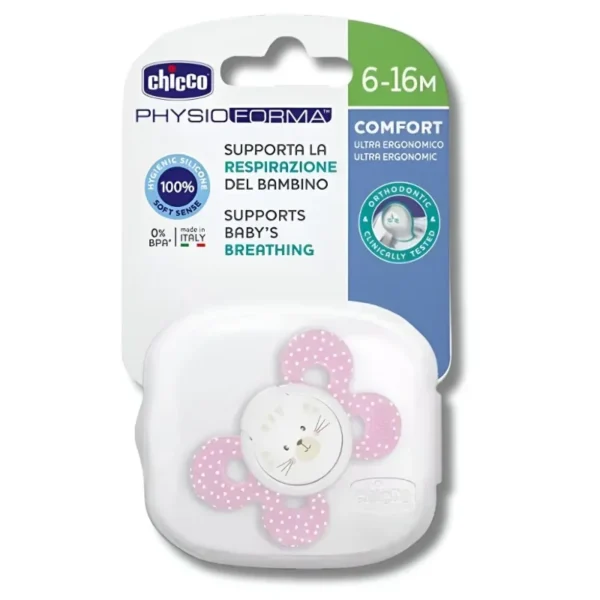 CHICCO SUCETTE PHY-CONFORT ROSE 6-16M RF 74913110