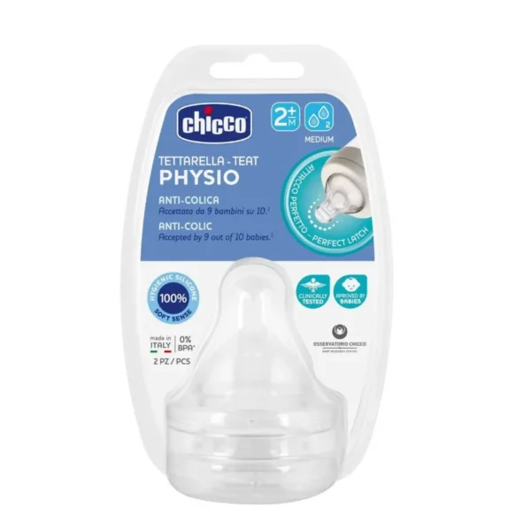 CHICCO TETINE 2M+ 2TR 2PCS PHYSIO