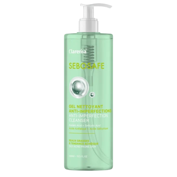 CLARENIA SEBOSAFE GEL NETTOYANT 400ML