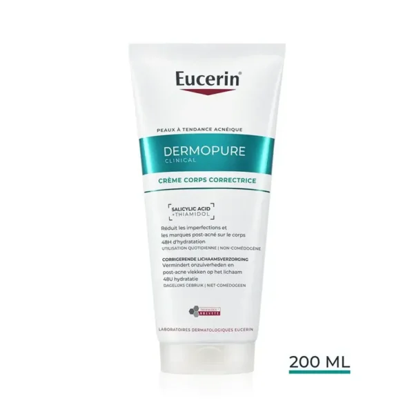 EUCERIN DERMO PURE CREME CORPS TRIPLE ACTION 200ML