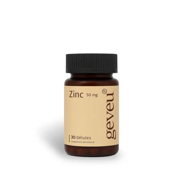 GEVEU ZINC 50MG BT30 GEL