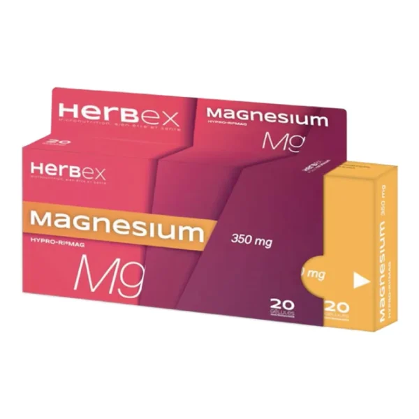 HERBEX MAGNESIUM 350MG BT/20 GELULES