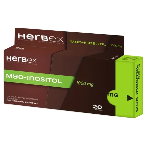 HERBEX MYO-INOSITOL 1000MG B/20 GELULES