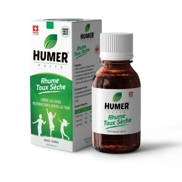 HUMER PHYTO RHUME TOUX SECHE SIROPE 125ML