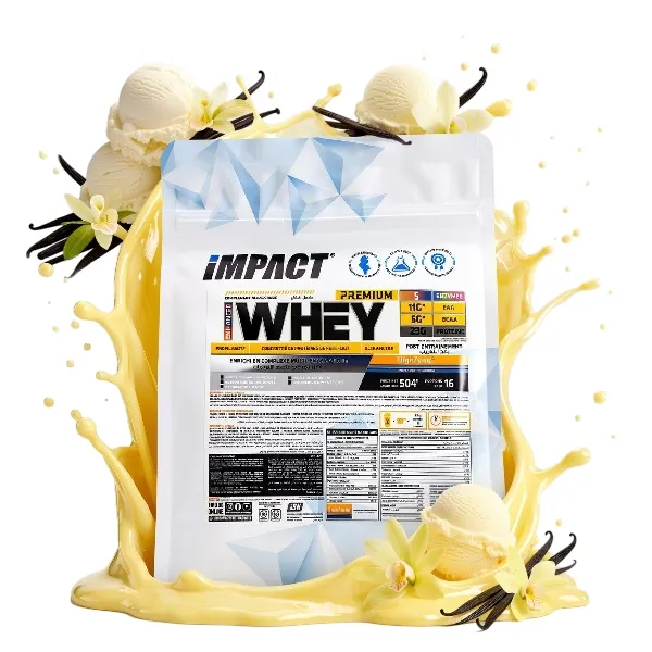 IMPACT ENHANCED PREMIUM WHEY VANILLA ICE CREAM 504G