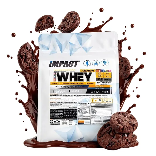 IMPACT ENHANCED WHEY DOUBLE CHOCOLAT 504G