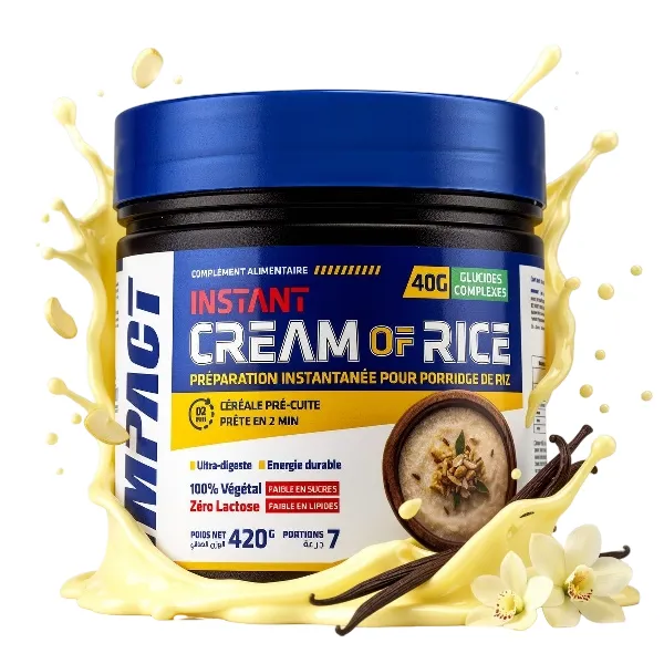 IMPACT  INSTANT CREAM OF RICE -CREME VANILLE 420GR