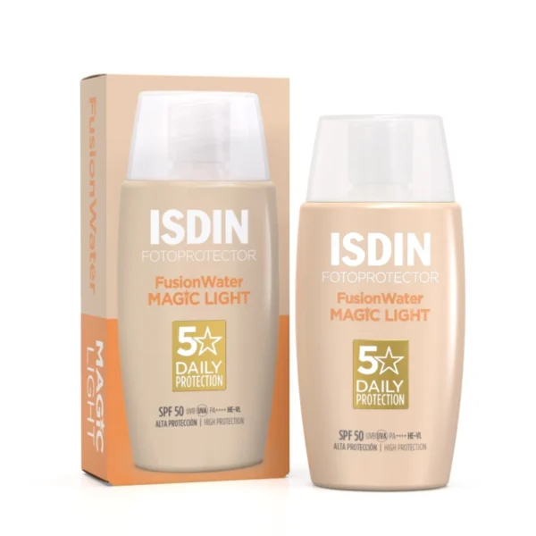 ISDIN ECRAN FUSION WATER TEINTE LIGHT 50ML