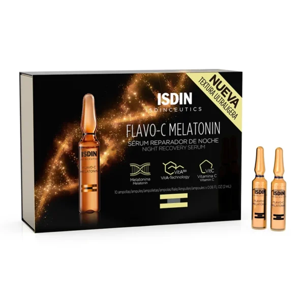 ISDINCEUTICS FLAVO-C MELATONIN SERUM NIGHT B/30AMP