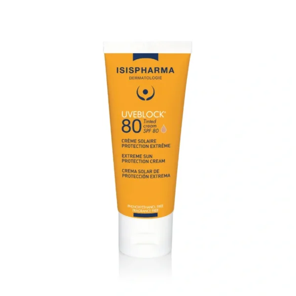 ISISPHARMA UVEBLOCK SPF80 TEINTE 40ML