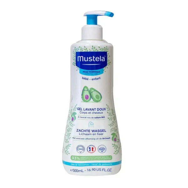 MUSTELLA GEL LAVANT CORPS ET CHEV 500ML