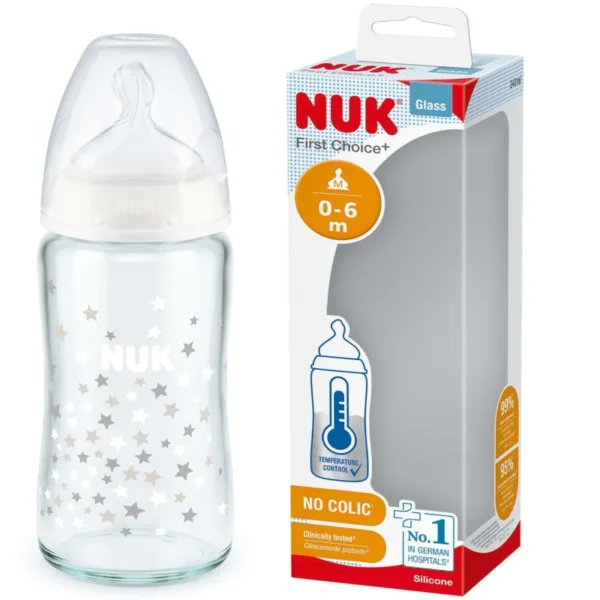 NUK BIBERON FIRST CHOICE EN VERRE 240 ML