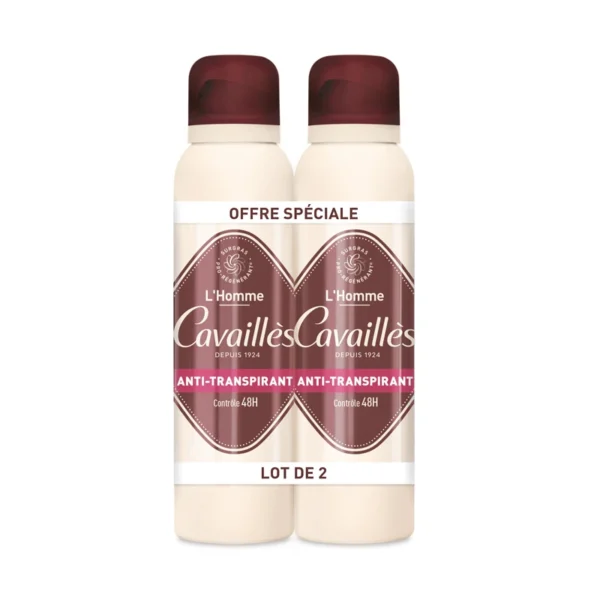ROGE CAVAILLES PACK DEO ABSORB+ SPRAY HOMME 150 LOT DE2
