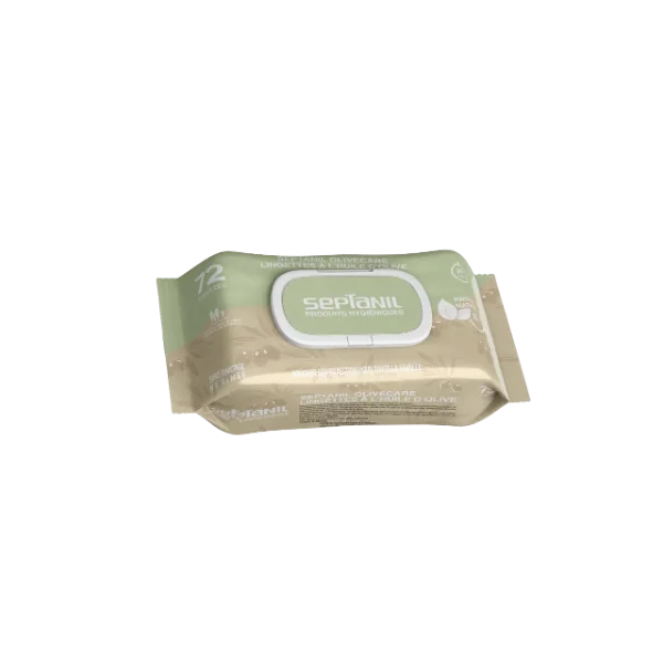 SEPTANIL LINGETTE HUILE D OLIVE 72 PIECES
