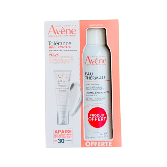 Avene Pack Tolerance Control Baume Apaisant 40ml + Eau Thermale Spray 150ml Offerte