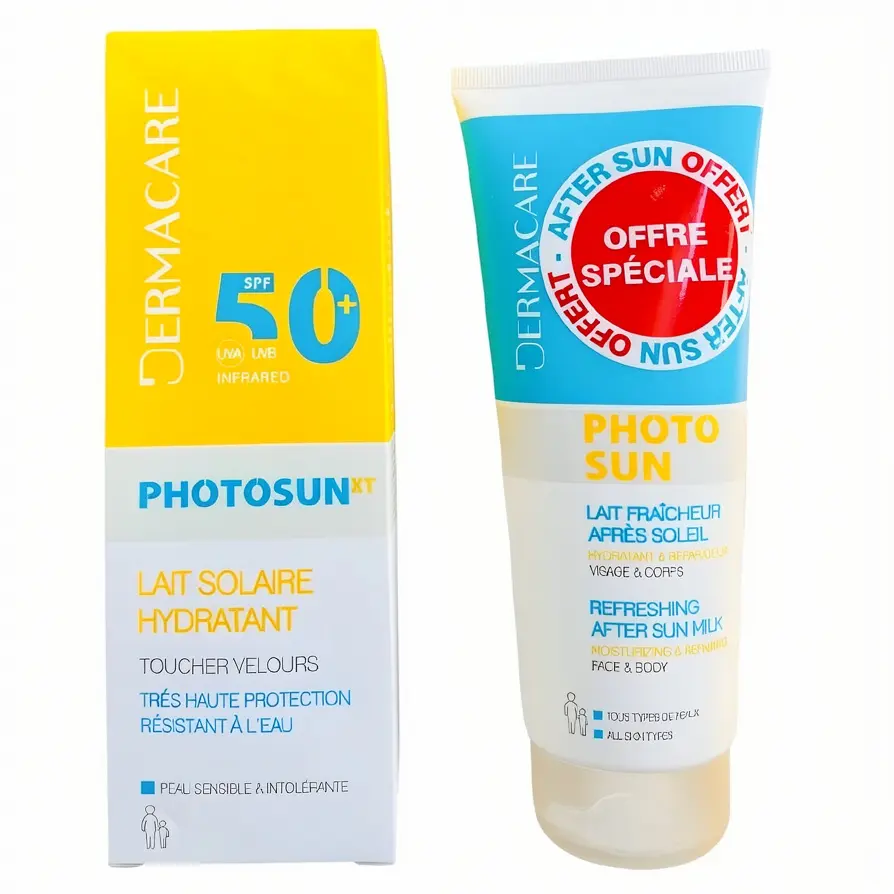 DERMACARE PACK PHOTOSUN 200ML+LAIT APRÈS SOLAIRE 200ML