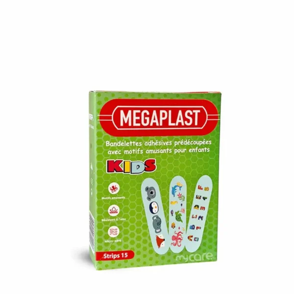 MEGAPLAST B/15 STRIPS KIDS 19MM*72MM