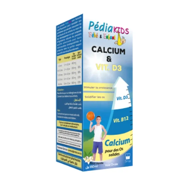 VITAL PEDIAKIDS CALCIUM ET VIT D3 150ML