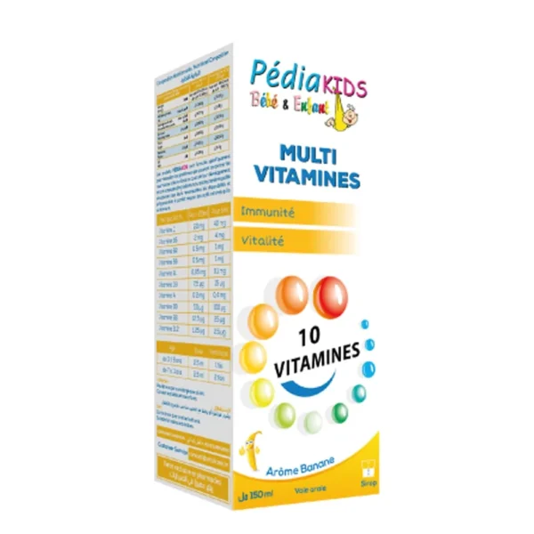 VITAL PEDIAKIDS MULTIVITAMINES BANANE 150ML