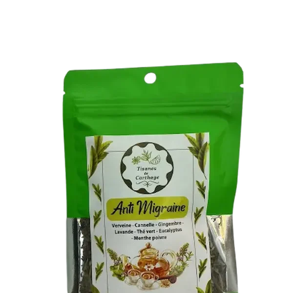 TISANES DE CARTHAGE ANTI MIGRAINE 50GR