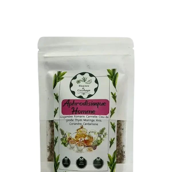 TISANES DE CARTHAGES APHRODISIAQUE HOMME 50GR