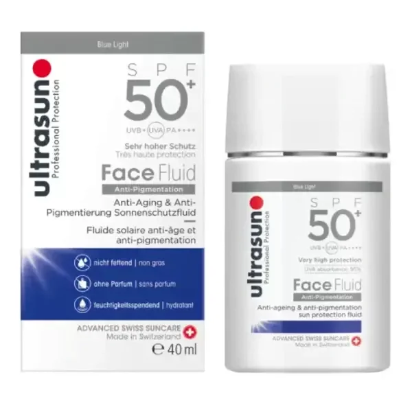 ULTRASUN FACE FLUID ANTI-PIG SPF50 40ML