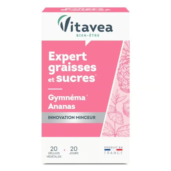 VITAVEA EXPERT GRAISSES ET SUCRES 20GEL