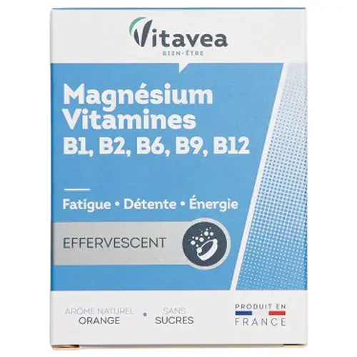VITAVEA MAGNESIUM VIT B1 B2 B6 B9 B12 EFFERVESCENT BT24