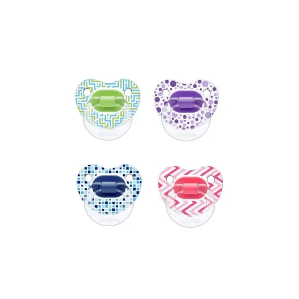 WEE SUCETTE TRANSPARANTE COLOREE (6-18) CODE 837