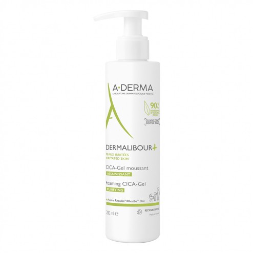 A-DERMA DERMALIBOUR+CICA GEL MOUSSANT 200ML