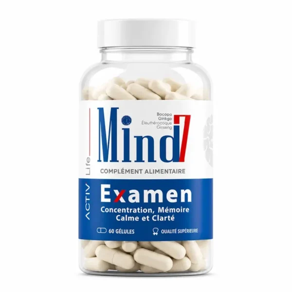 ACTIV LIFE MIND7 EXAMEN CONCENTRATION MEMOIRE B/60
