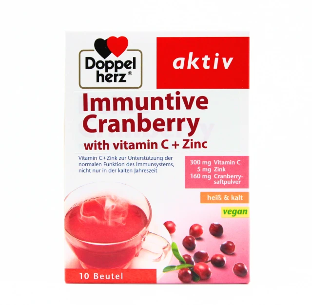 AKTIV DOPPEL HERZ CERISE 10 SACHETS