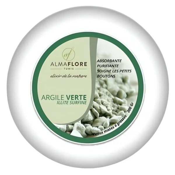 ALMAFLORE ARGILE VERTE SURFINE 200GR