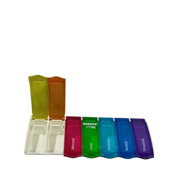 ANABOX PILULIER MULTICOLORE B/7