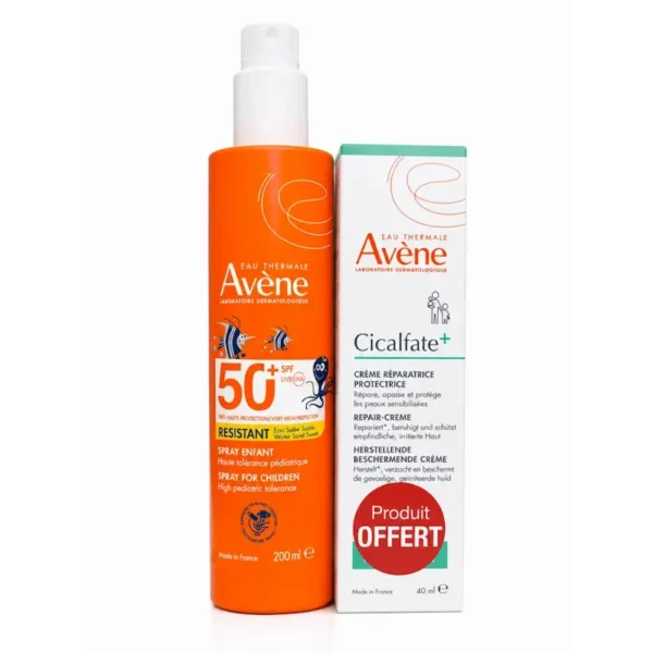 AVENE SPRAY ENFANT SPF50 + CR CICALFATE+ 40ML OFFERTE