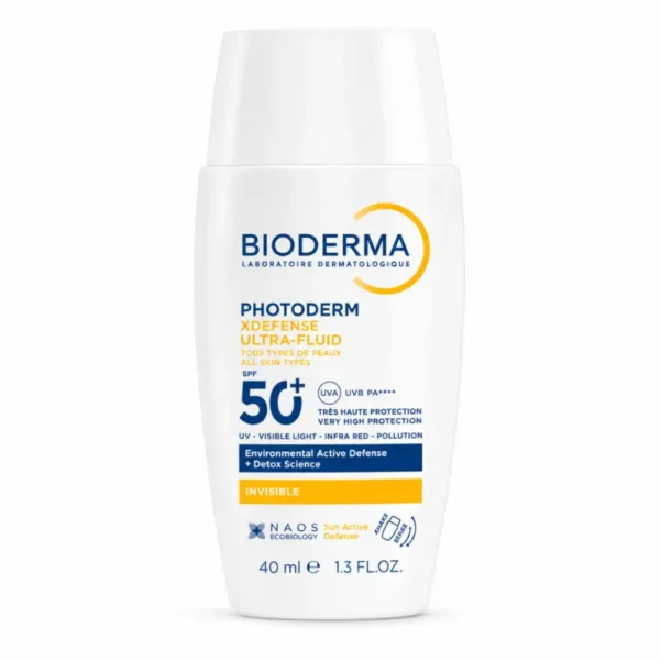 BIODERMA PHOTODERM XDEFENSE ULTRA FLUID SPF50+ INVISIBLE 40ML