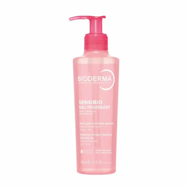 BIODERMA SENSIBIO GEL MOUSSANT AVEC POMPE 200ML
