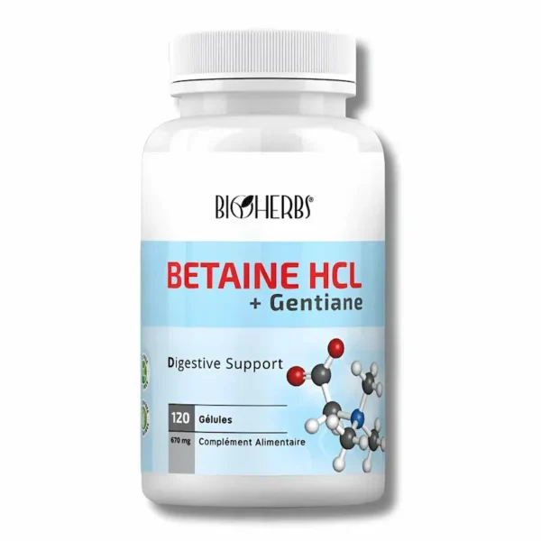 BIOHERBS BETAINE HCL + GENTIANE B/120