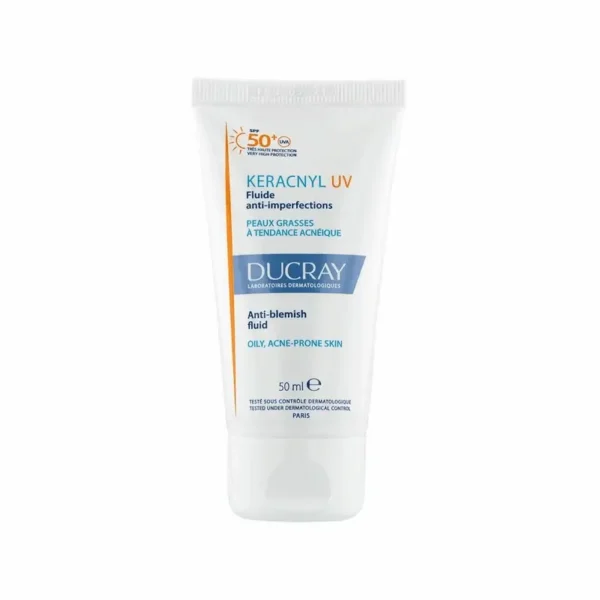 DUCRAY KERACNYL UV FLUIDE ANTI-IMPERFECTIONS PEAUX GRASSES 50ML