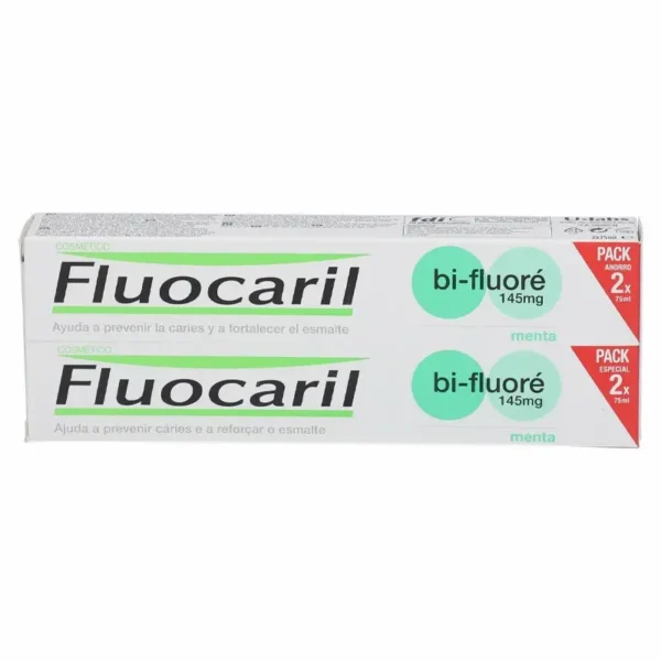 FLUOCARIL DENTIFRICE MENTHE BI FLUOR 75ML LOT DE 2