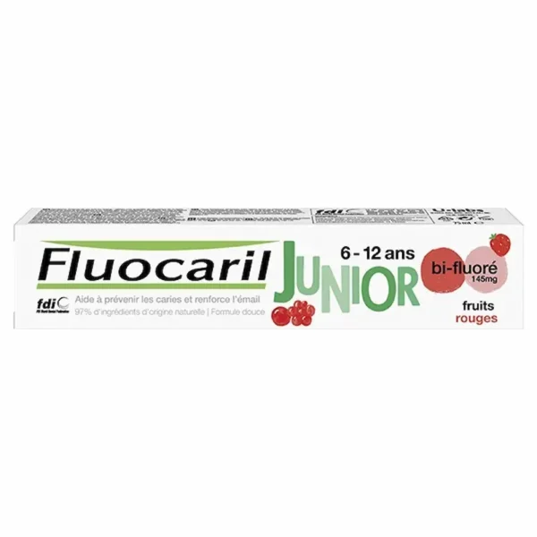 FLUOCARIL BI-FLUORE JUNIOR 6-12 ANS FRUITS ROUGES 75ML