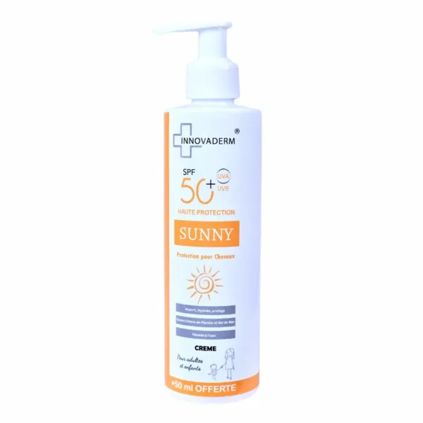INNOVADERM SUN CREME CHEVEUX SPF50+ 250ML