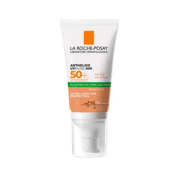 LRP ANTHELIOS OIL GEL-CREME TOUCHER SEC TEINTEE SPF50+