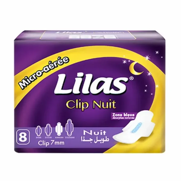 LILAS CLIP NUIT 8 PCE